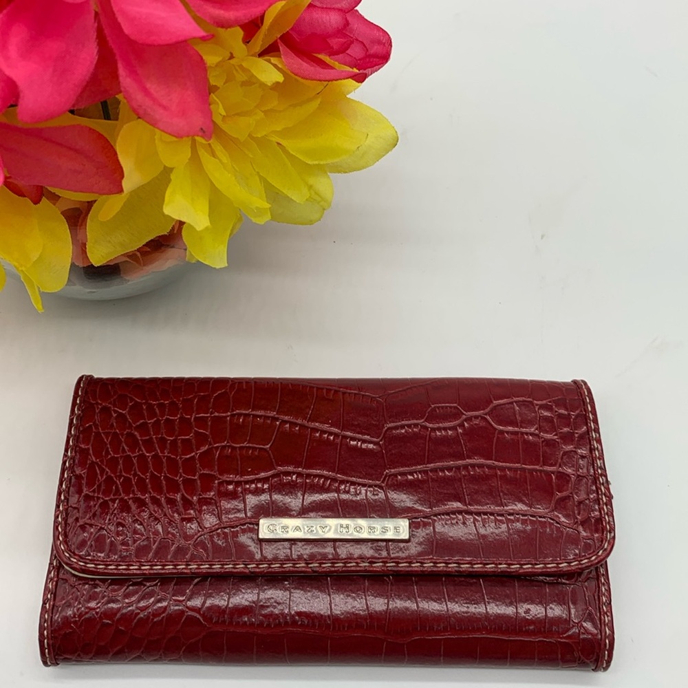 Crazy Horse Red Wallet